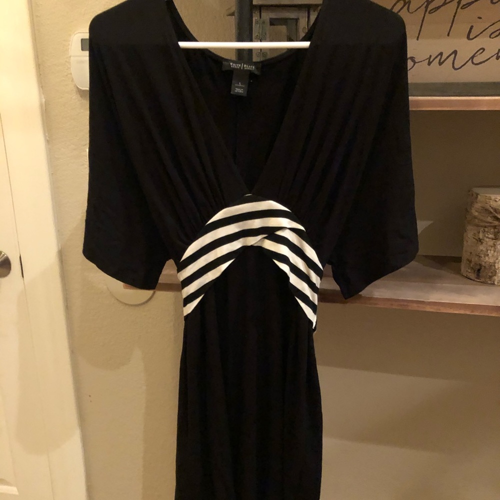 Black casual dress